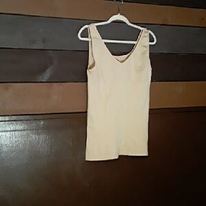 XXL Jockey Long Shaping Tank Top/ Dress  Beige Color Extra Long